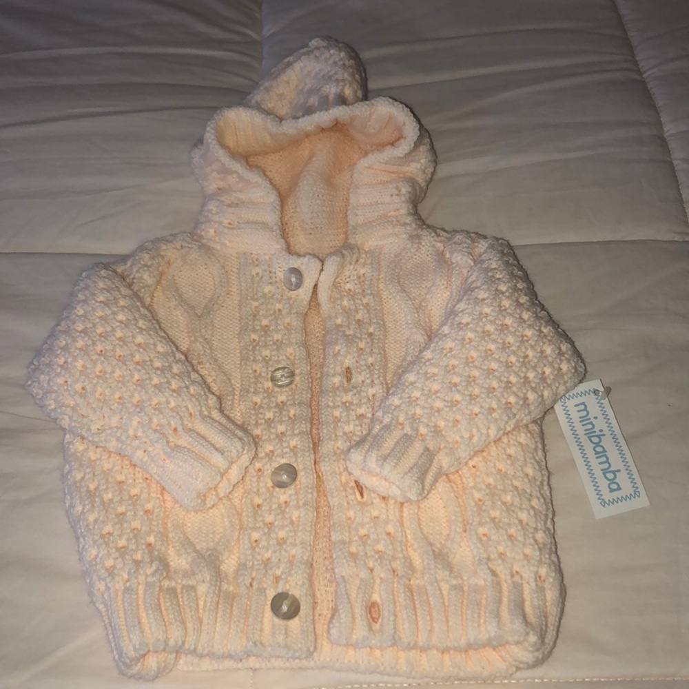 Infant knit sweater